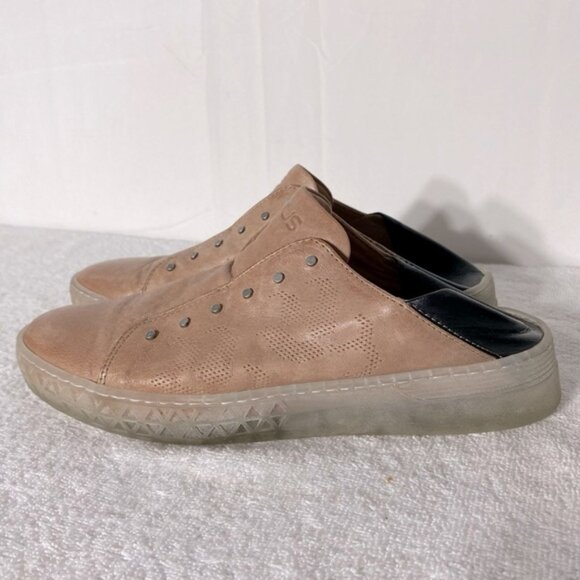 Mjus Made In Italy Pink Leather Slip On Sneakers 36 - Picture 3 of 15